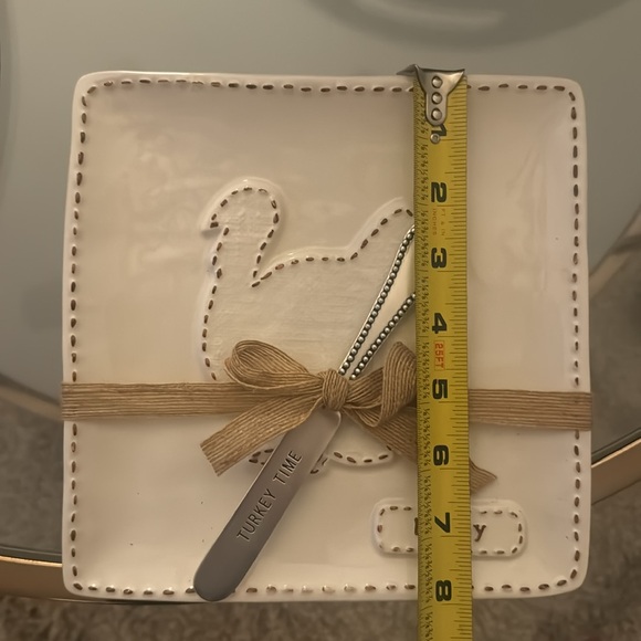 Mud Pie Happy Turkey Time Platter Set - Picture 4 of 5